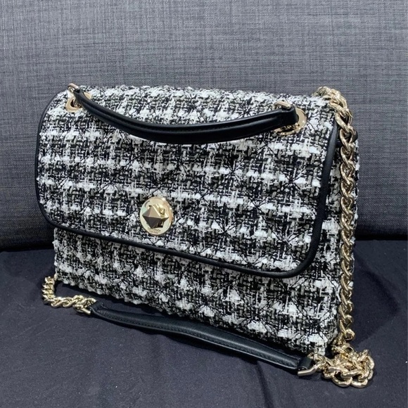 SOLD kate Spade Natalia Tweed Bag - Picture 3 of 10
